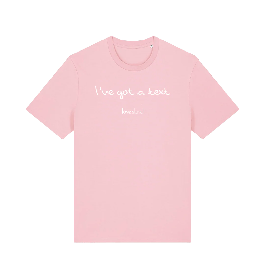 I've got a text pink t-shirt